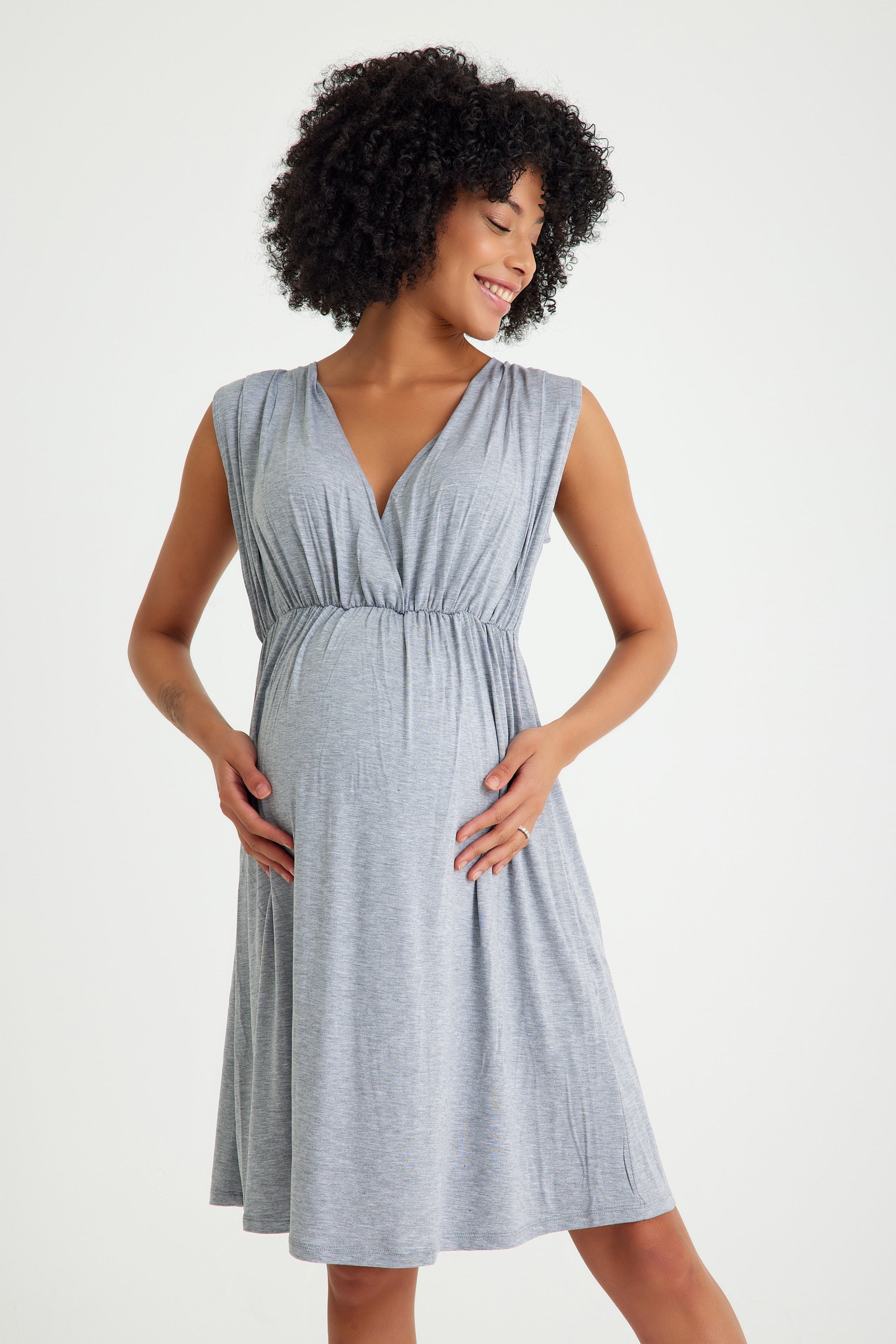 Sleep Well Maternity/Nursing Nightgown & Robe Set