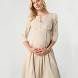 Sarah Empire Maternity & Nursing Dress in TENCEL (Regular & Petite)