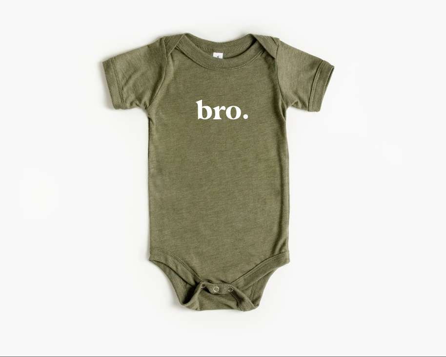 Bro. Onesie Milk & Baby