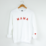 Mama Heart on Sleeve Sweatshirt