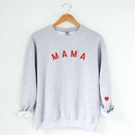 Mama Heart on Sleeve Sweatshirt Milk & Baby