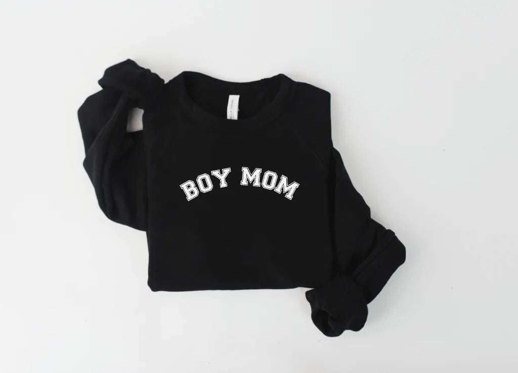 Boy Mom Varsity Sweatshirt Milk & Baby