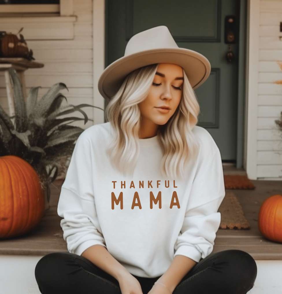 Thankful Mama Pullover Milk & Baby