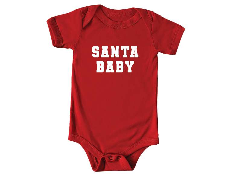 Santa Baby Onesie Milk & Baby