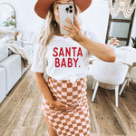 Santa Baby Maternity Tee Milk & Baby