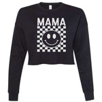 Mama Modest Crop Checkered Sweatshirt Milk & Baby