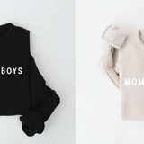 Mom Of Boys or Mom of Girls Sweatshirt Milk & Baby