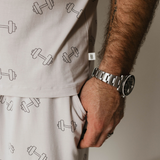 Arm Day | Men's Bamboo Short Pajamas | Milk & Baby