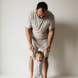 Arm Day | Men's Bamboo Short Pajamas | Milk & Baby