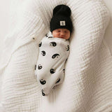 Black & White Yin Yang | Bamboo Infant Swaddle Milk & Baby