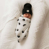 Bamboo Swaddle | Black & White Yin Yang | Milk & Baby