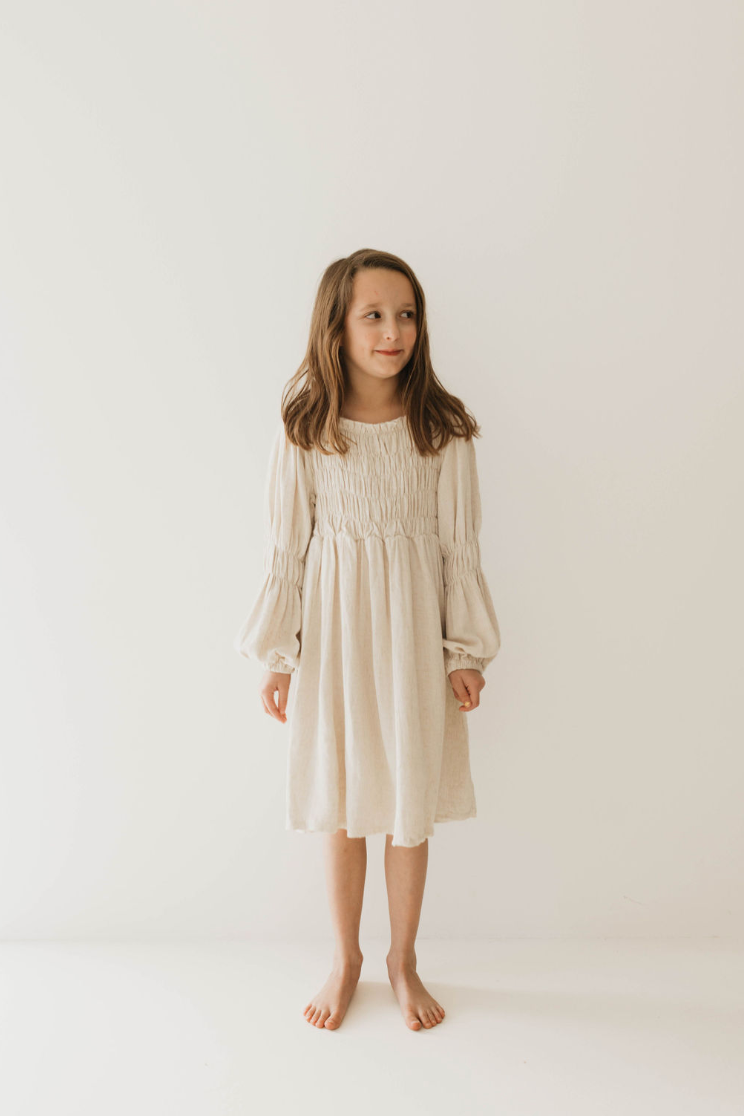 Flax | Women's Linen Dress | Milk & Baby