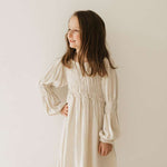 Flax | Women's Linen Dress Milk & Baby