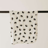 Bamboo Swaddle | Black & White Yin Yang | Milk & Baby