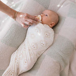 Just Smile | Bamboo Swaddle Milk & Baby