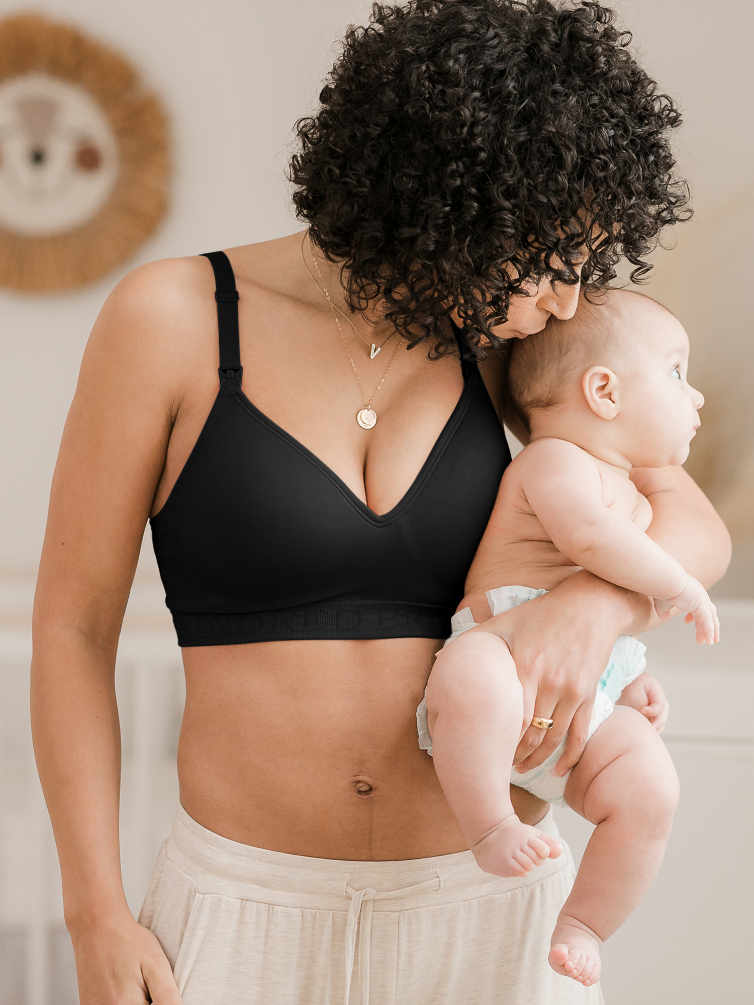 Signature Sublime® Contour Maternity & Nursing Bra | Black | Milk & Baby