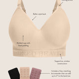 Signature Sublime® Contour Maternity & Nursing Bra | Beige | Milk & Baby