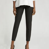 Slim Leg Maternity Work Pants in Black