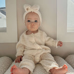 Luna + Luca Cozy Teddy Headband Milk & Baby