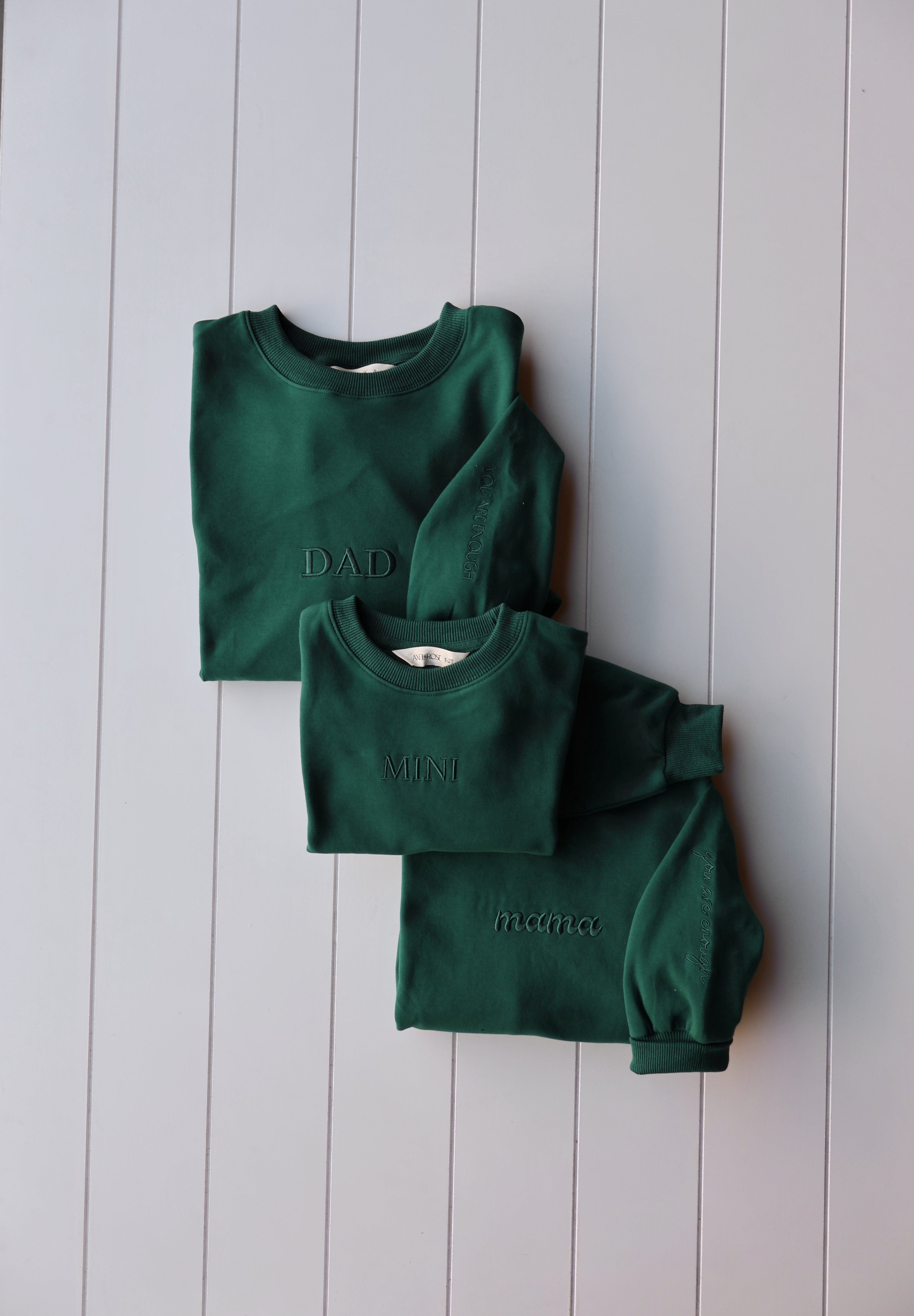 Family Crew Neck | DAD | Milk & Baby