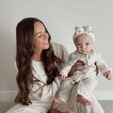 Luna + Luca Cozy Teddy Headband Milk & Baby