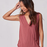 Every Way Maternity to Nursing Wrap Tank Top