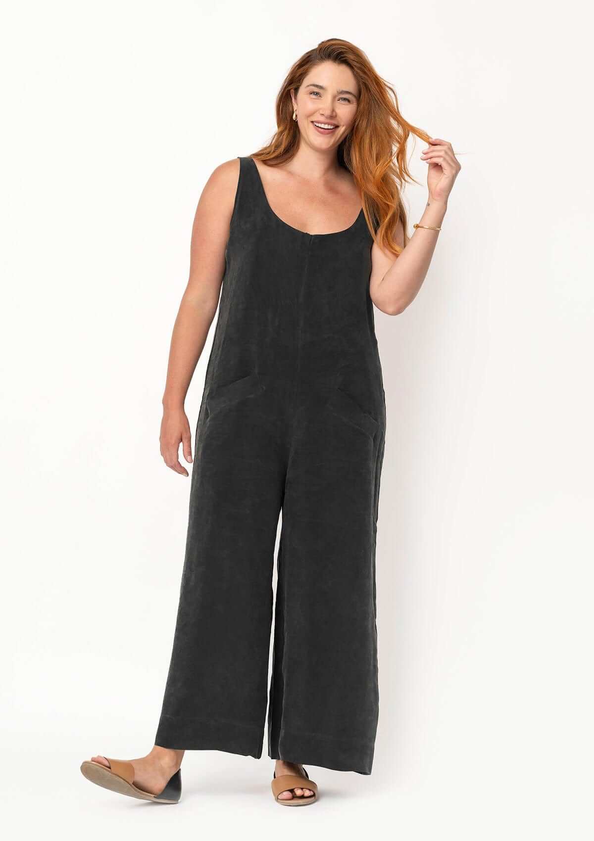 Mirage Jumpsuit | Black | Nursing Jumpsuit | milk & baby