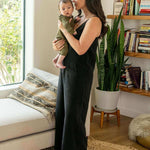 Mirage Jumpsuit | Black | Nursing Jumpsuit | milk & baby