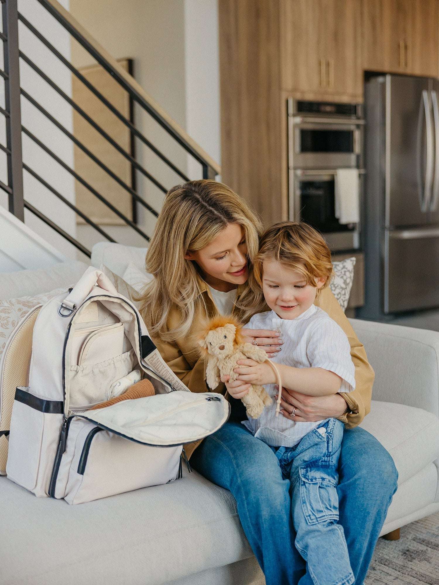 Witney Carson Classic Diaper Backpack | Cloud Milk & Baby