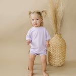 Little Joy Co. Bamboo Tee & Bike Shorts | Milk & Baby