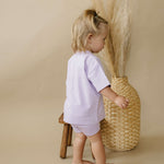 Little Joy Co. Bamboo Tee & Bike Shorts | Milk & Baby