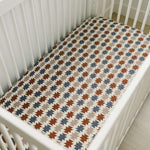 Western Aztec Muslin Crib Sheet Milk & Baby