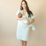 Bamboo Labor & Delivery Gown Milk & Baby