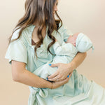 Bamboo Labor & Delivery Gown Milk & Baby