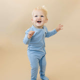 Bamboo Footed Zippy Romper Milk & Baby