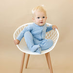 Bamboo Footed Zippy Romper Milk & Baby