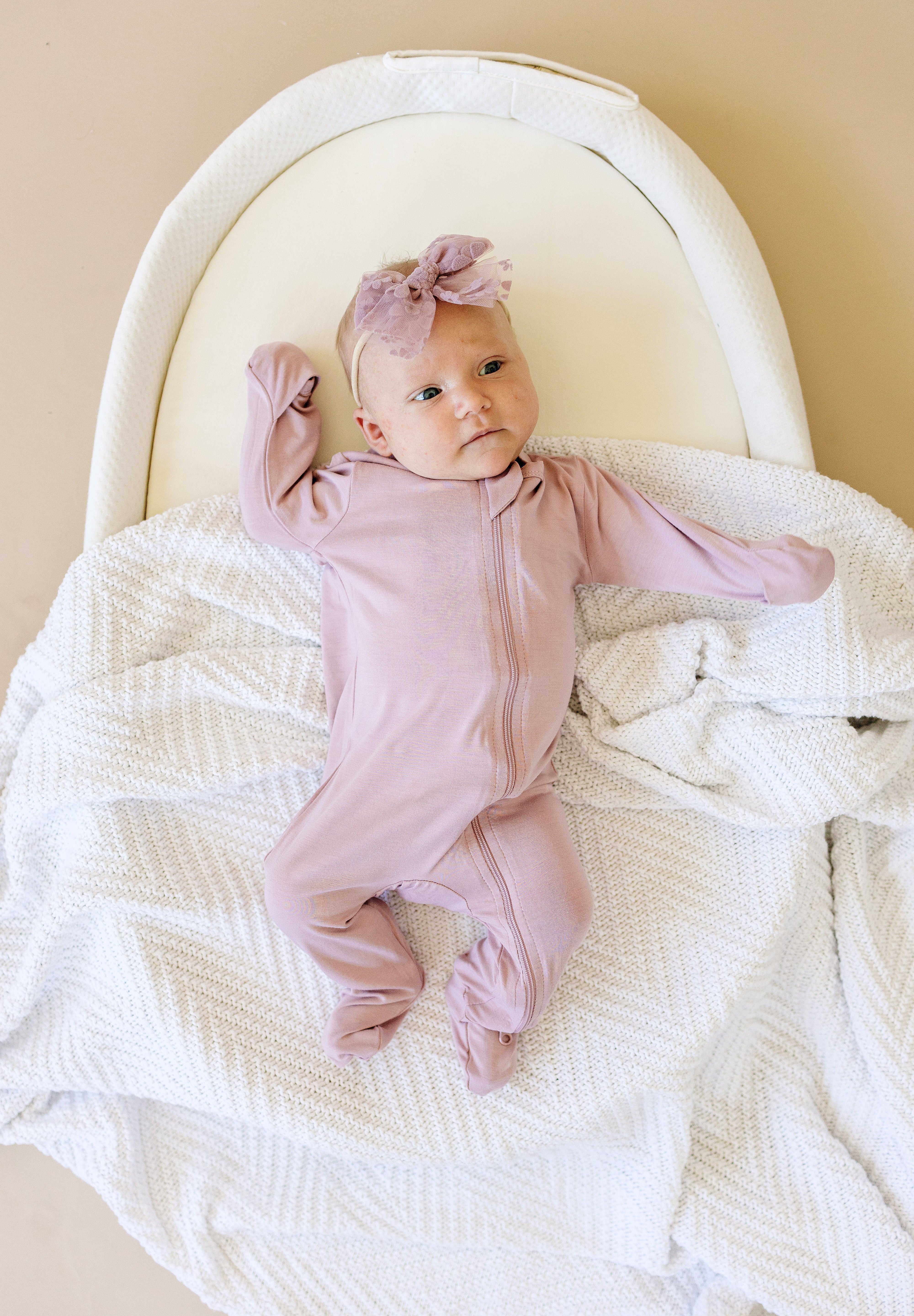 Bamboo Footed Zippy Romper