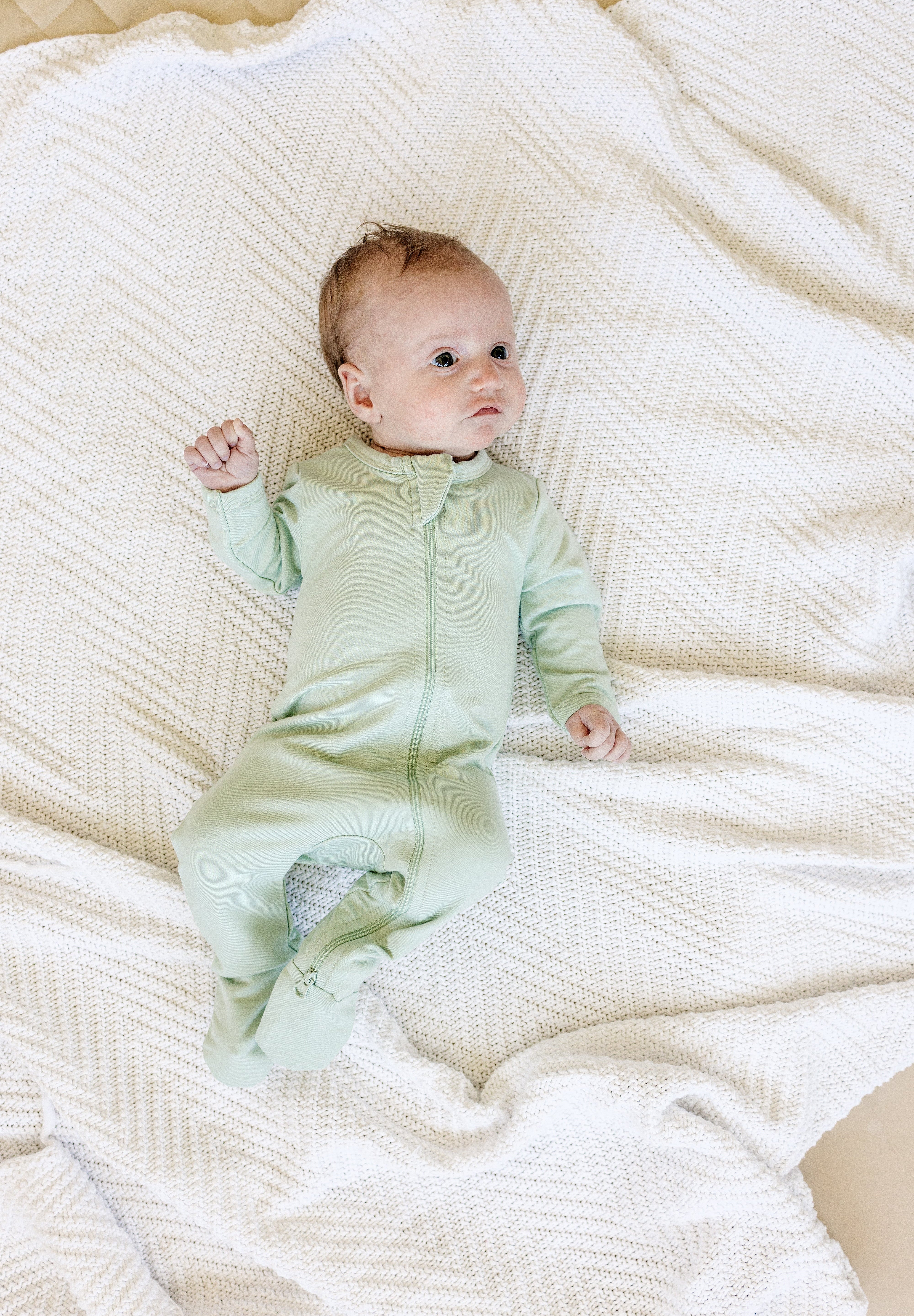 Bamboo Footed Zippy Romper | Milk & Baby