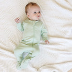 Bamboo Footed Zippy Romper Milk & Baby