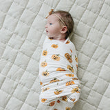 Pumpkins Bamboo Stretch Swaddle