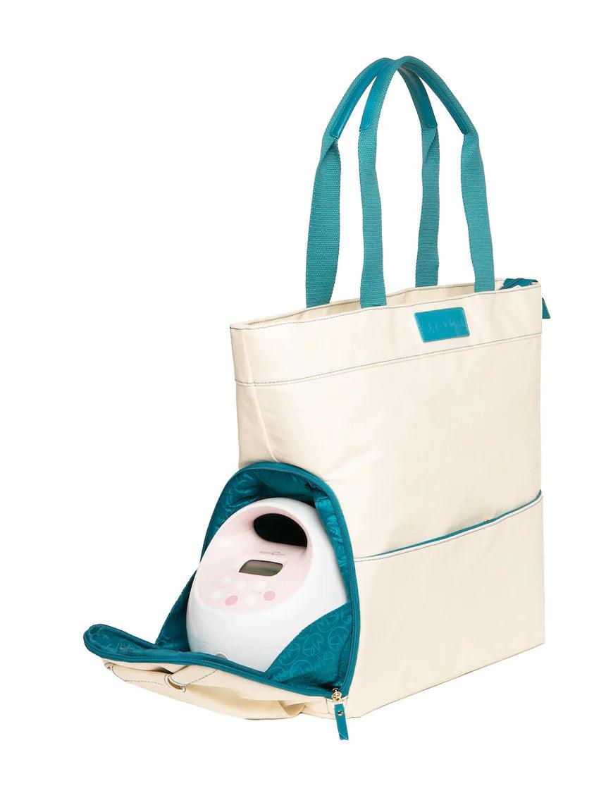 Austin Canvas Breast Pump Tote Milk & Baby