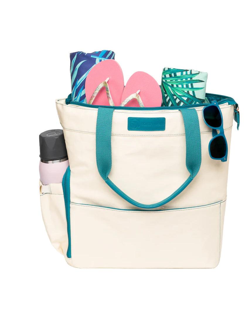 Austin Canvas Breast Pump Tote Milk & Baby