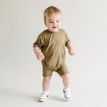 Little Joy Co. Bamboo Tee & Bike Shorts | Milk & Baby 