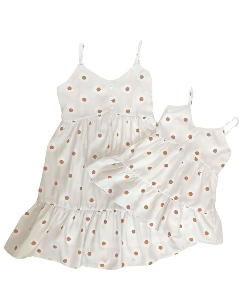 Brooklyn Sun Dress | Ivory Daisy Milk & Baby