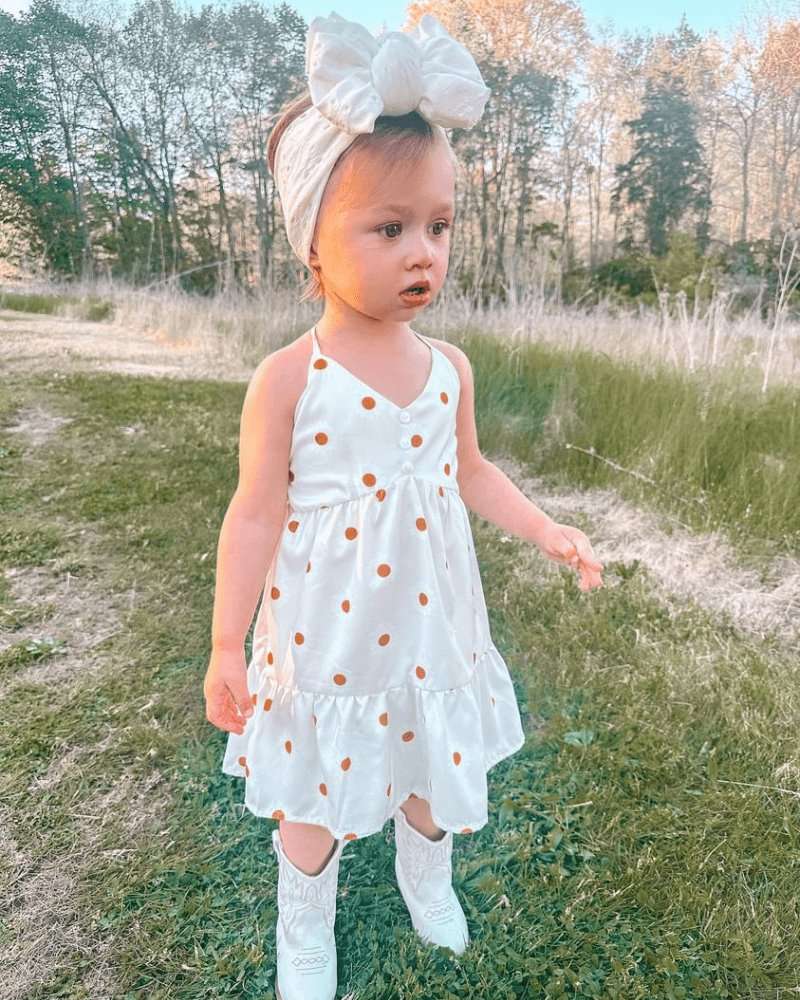 Brooklyn Sun Dress | Ivory Daisy Milk & Baby