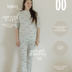 Butterflies | Short Sleeve Women's Bamboo Pajamas | Milk & Baby