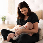 Davy Ultra Soft Maternity & Nursing Pajamas | Black Milk & Baby