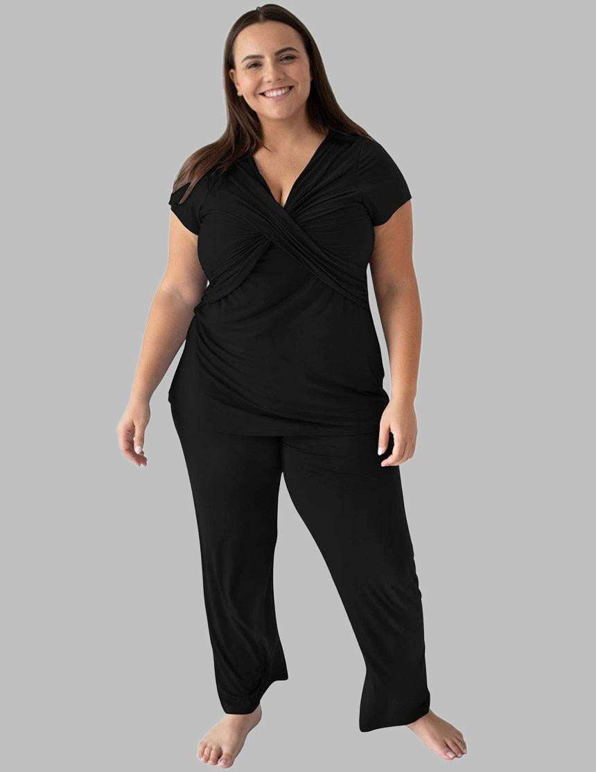 Davy Ultra Soft Maternity & Nursing Pajamas | Black Milk & Baby