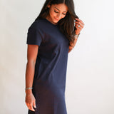 Breastfeeding Invisible Zipper T-Shirt Dress