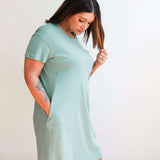 Breastfeeding T-Shirt Dress Milk & Baby